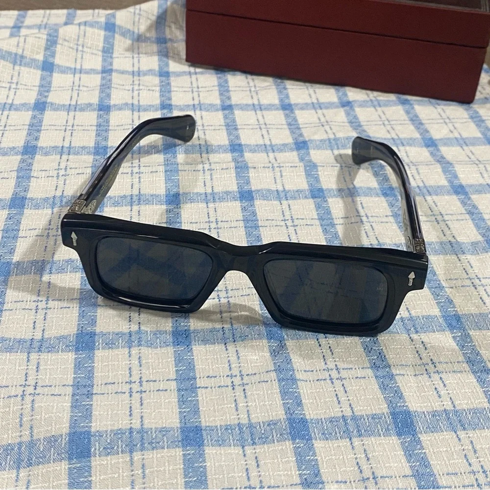 Jacques Marie Mage Black Square Sunglasses